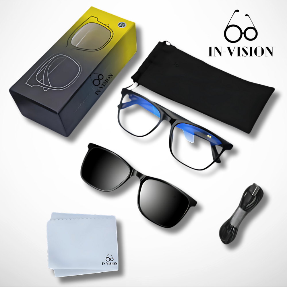 Gafas de sol magnéticas bluetooth, polarizadas, con micrófono, altavoces, protección luz azul y UVA 100%